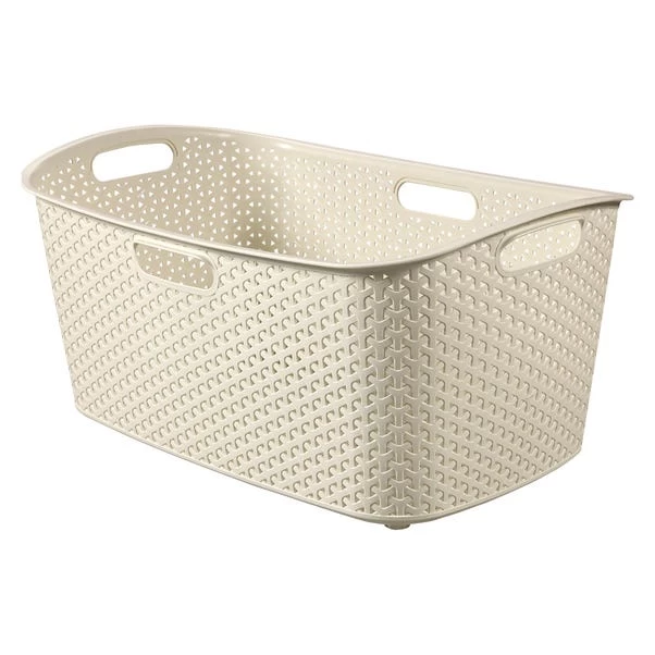 Curver My Style Cream 50 Litre Laundry Basket 5 Curver My Style Cream 50 Litre Laundry Basket - Image 3