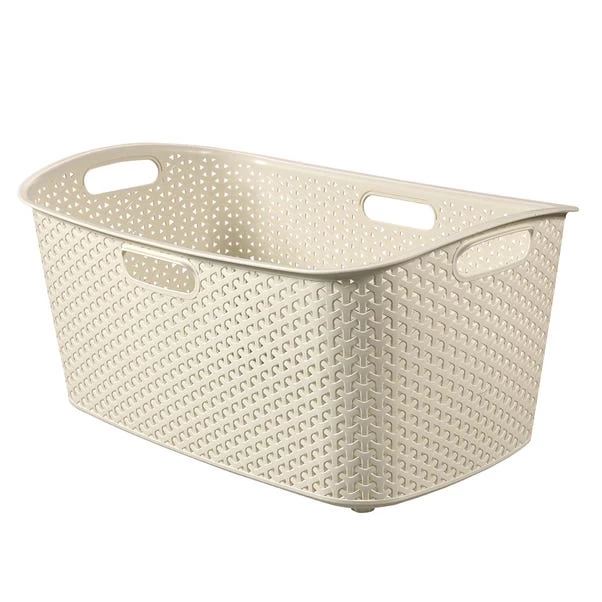 Curver My Style Cream 50 Litre Laundry Basket 6 Curver My Style Cream 50 Litre Laundry Basket - Image 4
