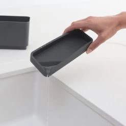 Brabantia Sinkside Dark Grey Sink Organiser -Comfortable Home 30653180 alt03