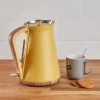 Dunelm Contemporary 1.7L 3kW Ochre Jug Kettle