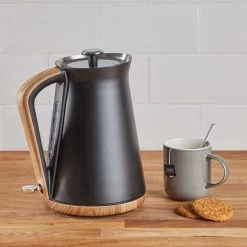 Dunelm Contemporary 1.7L 3kW Matt Black Jug Kettle