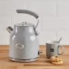 Dunelm Retro 1.7L 3KW Grey Kettle -Comfortable Home 30662546