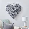 Dunelm Large Wicker Heart 65cm -Comfortable Home 30671862