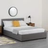 Seconique Waverley Grey Linen Ottoman Bed