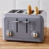 Dunelm Cool Grey Spectrum Toaster
