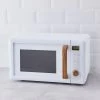 Dunelm White Contemporary Microwave