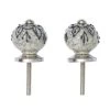 Dunelm Stone Floral Set Of 2 Door Knobs -Comfortable Home 30693686