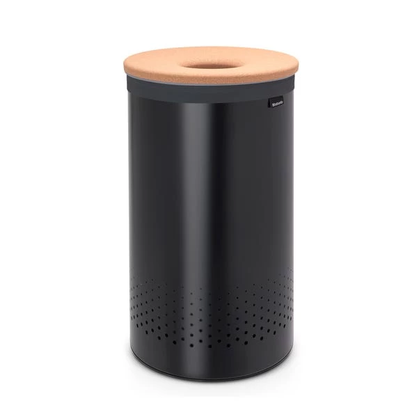 Brabantia Black Cork 60L Laundry Bin 4 Brabantia Black Cork 60L Laundry Bin - Image 2