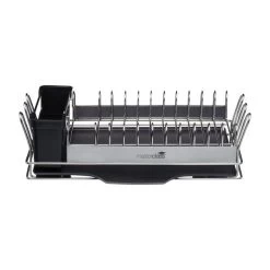 KitchenCraft MasterClass Compact Stainless Steel Dish Drainer