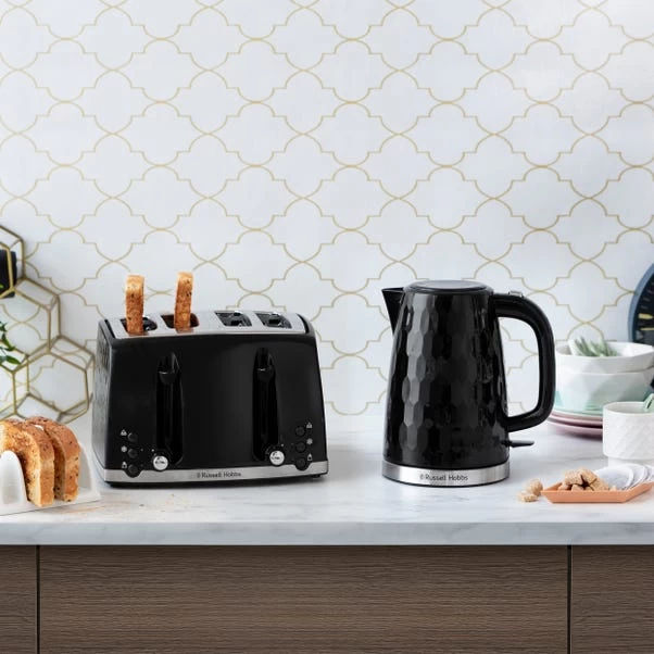 Russell Hobbs Honeycomb Kettle Black 4 Russell Hobbs Honeycomb Kettle Black - Image 2