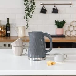 Russell Hobbs Honeycomb Kettle Grey -Comfortable Home 30713877 alt02