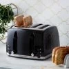 Russell Hobbs Honeycomb 4 Slice Toaster Black -Comfortable Home 30713879