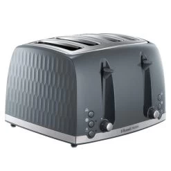 Russell Hobbs Honeycomb 4 Slice Toaster Grey 11 Russell Hobbs Honeycomb 4 Slice Toaster Grey -Comfortable Home 30713880 alt03