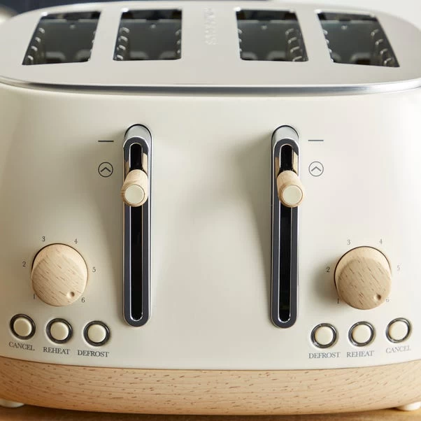 Churchgate Chilcote Country Cream 4 Slice Toaster 4 Churchgate Chilcote Country Cream 4 Slice Toaster - Image 2