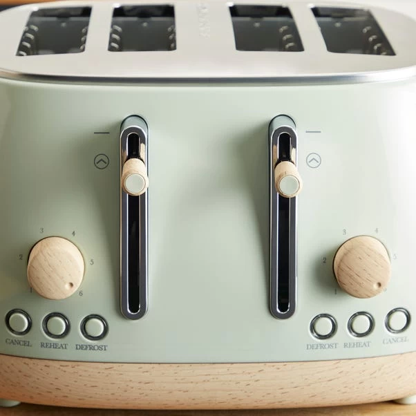 Churchgate Chilcote Country Sage 4 Slice Toaster 4 Churchgate Chilcote Country Sage 4 Slice Toaster - Image 2