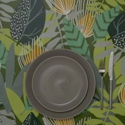 Dunelm By The Metre Green Jungle PVC 8 Dunelm By The Metre Green Jungle PVC -Comfortable Home 30725132 alt02