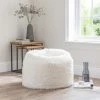 Dunelm Snowball White Bean Bag -Comfortable Home 30727049
