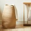 Dunelm Cotton Jute Natural Laundry Basket