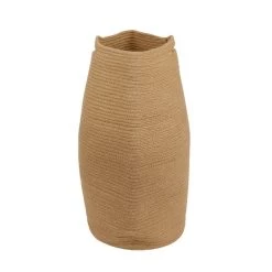 Dunelm Cotton Jute Natural Laundry Basket -Comfortable Home 30729976 alt03