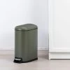 10L Elements Tall Slim Pedal Bin 1 10L Elements Tall Slim Pedal Bin -Comfortable Home 30734801