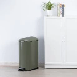 40L Elements Tall Slim Pedal Bin