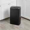 Dunelm 50L Black Rectangular Sensor Recycling Bin 1 Dunelm 50L Black Rectangular Sensor Recycling Bin -Comfortable Home 30734914