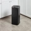 Dunelm 30L Black Square Sensor Bin