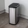 Dunelm 30L Stainless Steel Butterfly Lid Sensor Bin