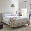 Dunelm Modern Curved Upholstered Bed Frame -Comfortable Home 30738704