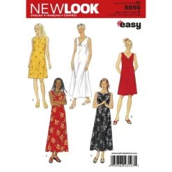 6866 New Look Dress Sewing Pattern