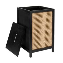 Dunelm French Cane Black Laundry Hamper 10 Dunelm French Cane Black Laundry Hamper -Comfortable Home 30747345 alt03