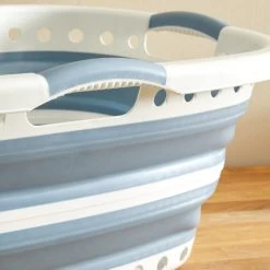 Dunelm Collapsible Hip Laundry Basket 8 Dunelm Collapsible Hip Laundry Basket -Comfortable Home 30749234 alt02