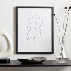 Dunelm Standing Nude Framed Print