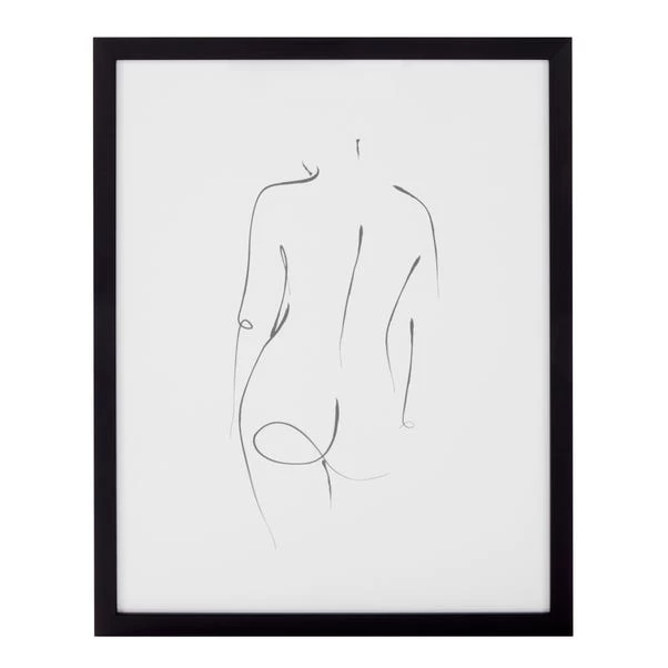 Dunelm Standing Nude Framed Print 4 Dunelm Standing Nude Framed Print - Image 2