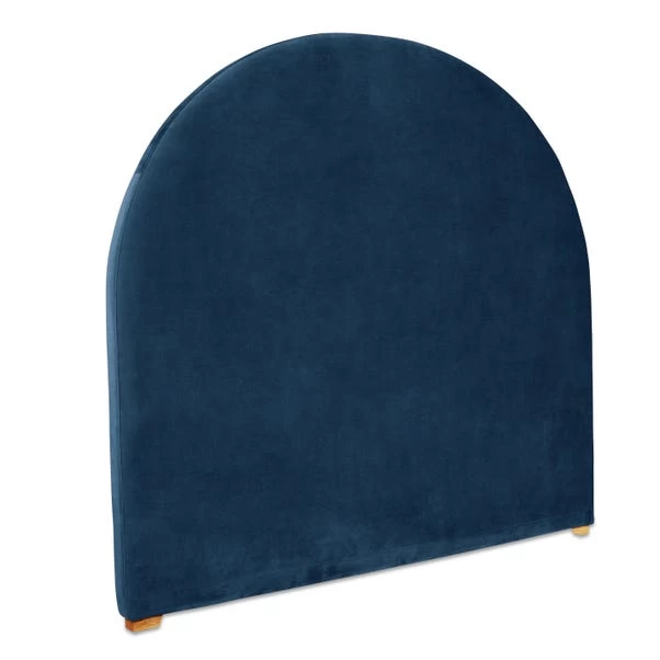 Dunelm Walter Faux Linen Headboard Folkstone Blue 5 Dunelm Walter Faux Linen Headboard Folkstone Blue - Image 3