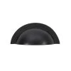 Dunelm Black Metal Semi Circle Drawer Knob