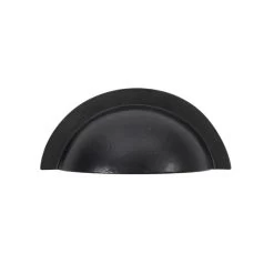 Dunelm Black Metal Semi Circle Drawer Knob