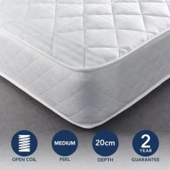 Dunelm Everyday Open Coil Mattress