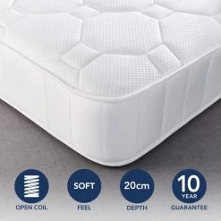 Fogarty Just Right Gel Top Open Coil Mattress