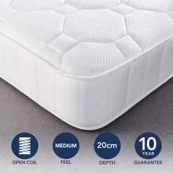 Fogarty Just Right Gel Top Orthopaedic Open Coil Mattress