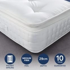 Fogarty Premium Pillow Top 2000 Pocket Sprung Mattress
