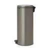 Brabantia NewIcon 30L Platinum Pedal Bin 1 Brabantia NewIcon 30L Platinum Pedal Bin -Comfortable Home 30759324 alt01