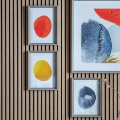 Cedar & Sage Set Of 3 Ink Abstract Framed Art