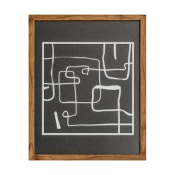 Cedar & Sage Roswell Line Drawing Framed Art -Comfortable Home 30763224 alt02