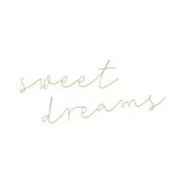 Dunelm Sweet Dreams Metal Wire Words 91cm -Comfortable Home 30765579 alt02