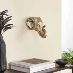 Dunelm Resin Elephant Wall Head