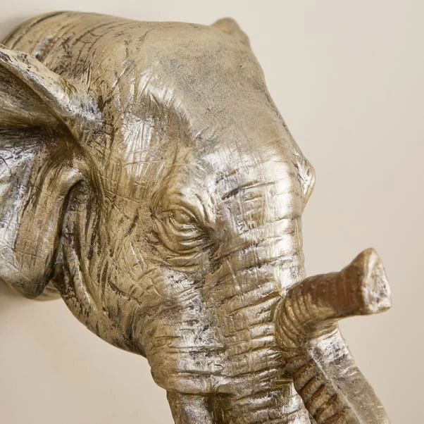 Dunelm Resin Elephant Wall Head 4 Dunelm Resin Elephant Wall Head - Image 2