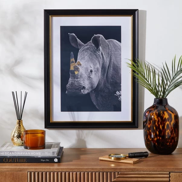 Dunelm Rhino Framed Print 3 Dunelm Rhino Framed Print