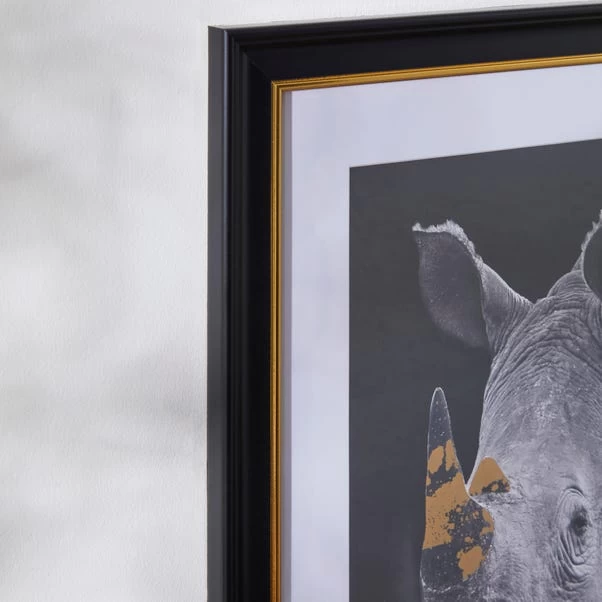 Dunelm Rhino Framed Print 4 Dunelm Rhino Framed Print - Image 2