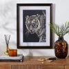 Dunelm Tiger Framed Print -Comfortable Home 30766113